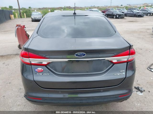3FA6P0LU4JR260168 Ford Fusion Hybrid Se