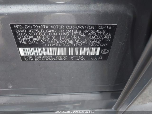 JTHCM1D21G5011183 Lexus IS 300