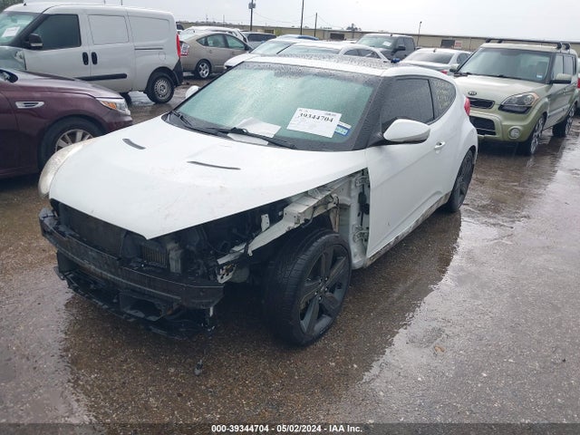 Hyundai Veloster Turbo W/black 2014 KMHTC6AE4EU209741 Image 2