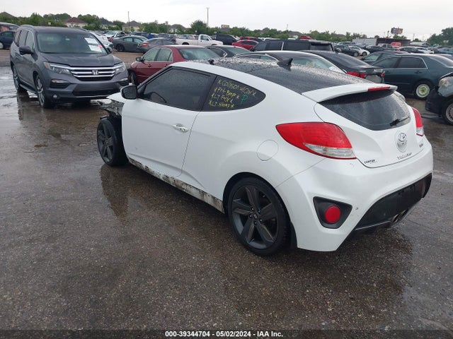 Hyundai Veloster Turbo W/black 2014 KMHTC6AE4EU209741 Image 3