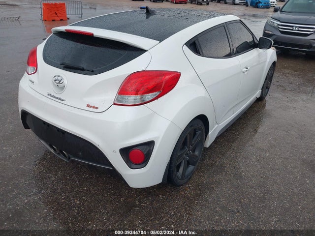 Hyundai Veloster Turbo W/black 2014 KMHTC6AE4EU209741 Image 4
