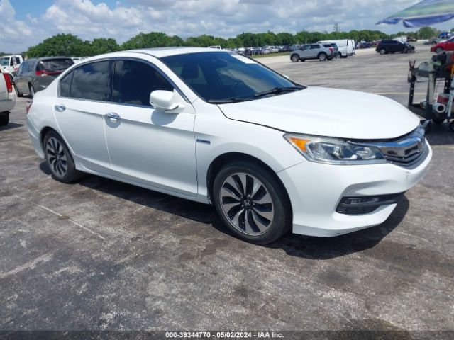 Aukcja sprzedaży 2017 Honda Accord Hybrid Ex-l, vin: JHMCR6F57HC019808, numer aukcji: 39344770