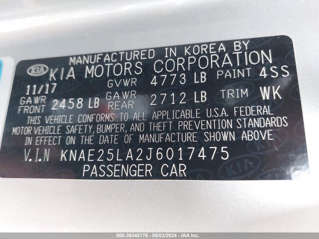 KIA Stinger Premium 2018 KNAE25LA2J6017475 Image 9