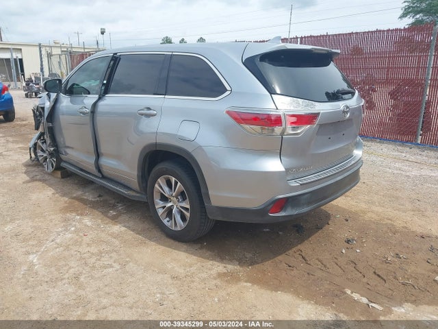 Toyota Highlander Le Plus V6/le V6 2015 5TDZKRFH2FS080300 Image 3