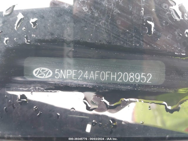Hyundai SONATA SE 2015 5NPE24AF0FH208952 Image 9