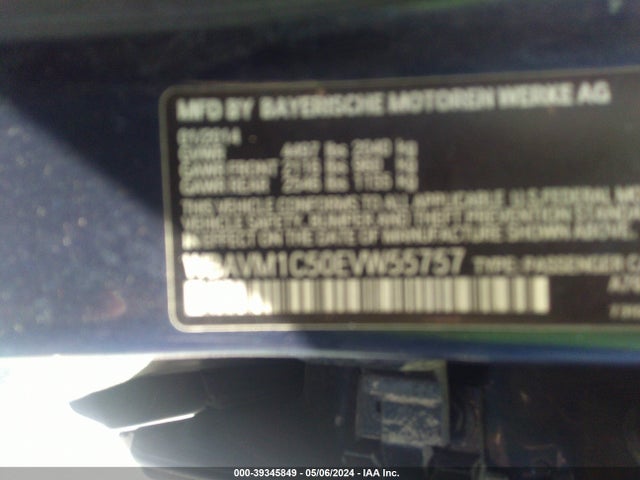 WBAVM1C50EVW55757 BMW X1 Sdrive28i