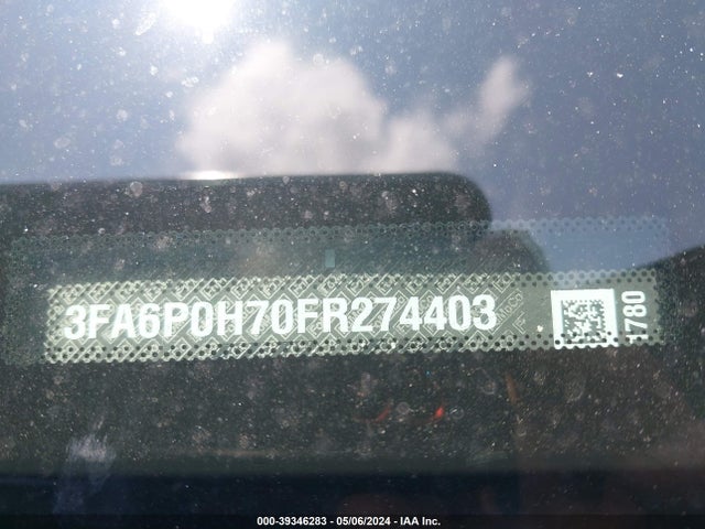 Ford FUSION SE 2015 3FA6P0H70FR274403 Image 9