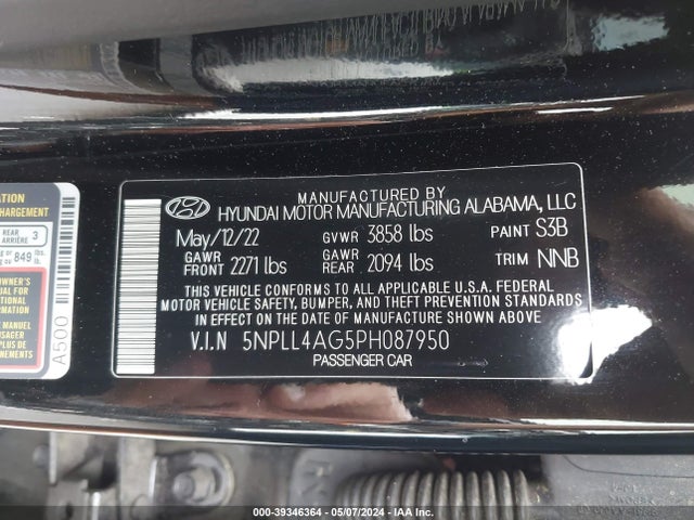 Hyundai ELANTRA SE 2023 5NPLL4AG5PH087950 Image 9