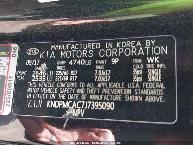 KIA Sportage Lx 2018 KNDPMCAC7J7395090 Image 9