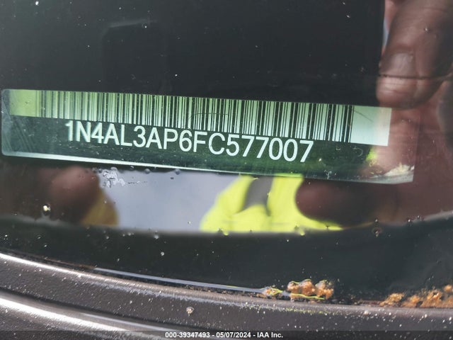 Nissan Altima 2.5 S 2015 1N4AL3AP6FC577007 Image 9
