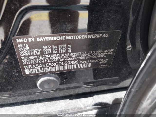 WBA5A5C53GD529899 BMW 528I
