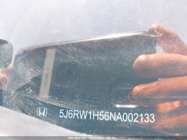5J6RW1H56NA002133 Honda Cr-v 2wd Ex