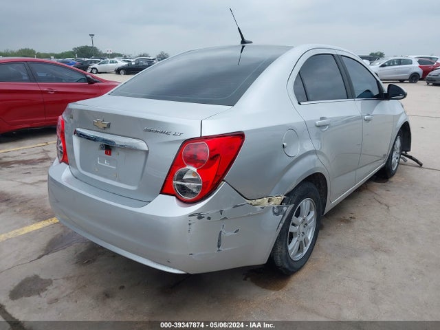 Chevrolet Sonic Lt Auto 2014 1G1JC5SH6E4104321 Image 4