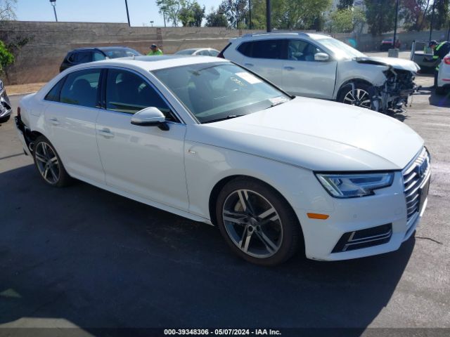 Auction sale of the 2018 Audi A4 2.0t Premium/2.0t Tech Premium, vin: WAUENAF42JN001918, lot number: 39348306