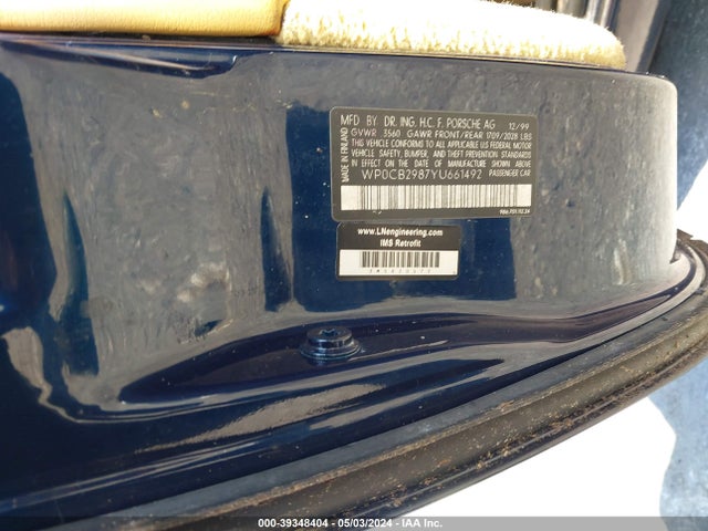 2000 PORSCHE BOXSTER WP0CB2987YU661492 Photo 8