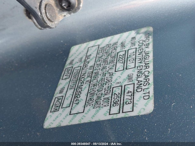 2002 JAGUAR S-TYPE SAJDA01NX2FM39247 Photo 8