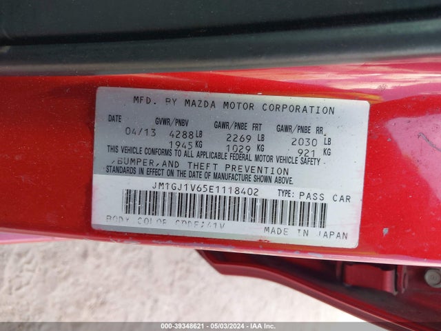 Mazda Mazda6 I Touring 2014 JM1GJ1V65E1118402 Image 9