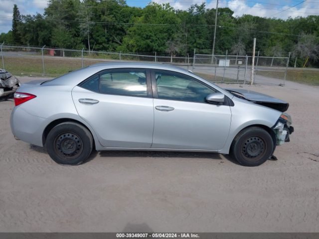 2T1BURHE0GC494989 Toyota COROLLA L