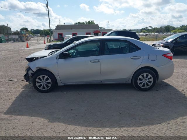 2T1BURHE0GC494989 Toyota COROLLA L