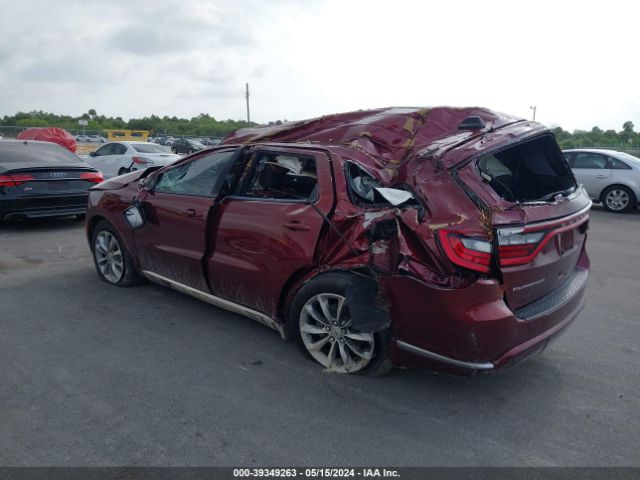 1C4RDHAG9NC158851 Dodge Durango Sxt Rwd