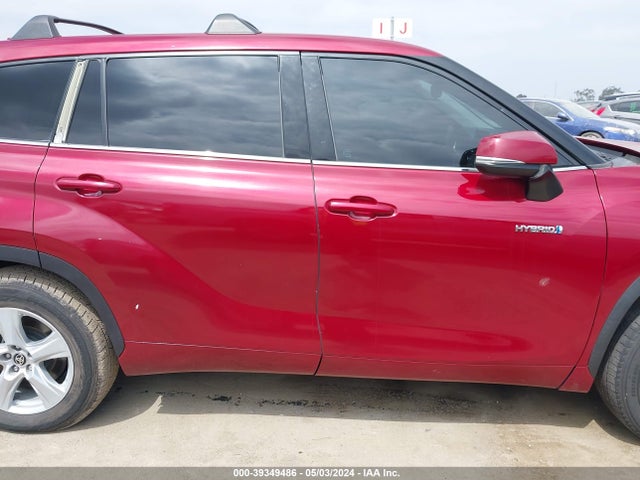 5TDZARAH6LS503319 Toyota Highlander Hybrid Le