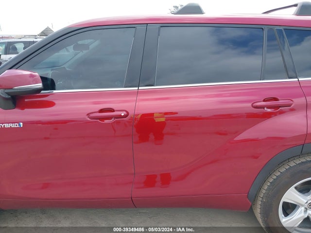 5TDZARAH6LS503319 Toyota Highlander Hybrid Le