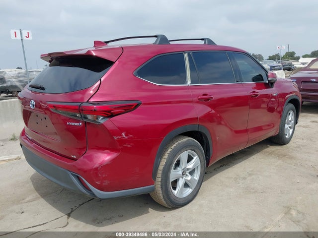 5TDZARAH6LS503319 Toyota Highlander Hybrid Le