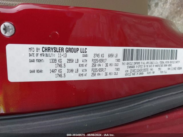 2C4RC1GG4ER195976 Chrysler Town & Country Limited