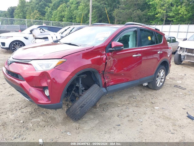 Toyota Rav4 Limited 2018 2T3YFREV4JW500105 Image 2