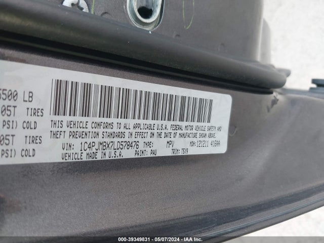 1C4PJMBX7LD578476 Jeep Cherokee Trailhawk 4x4