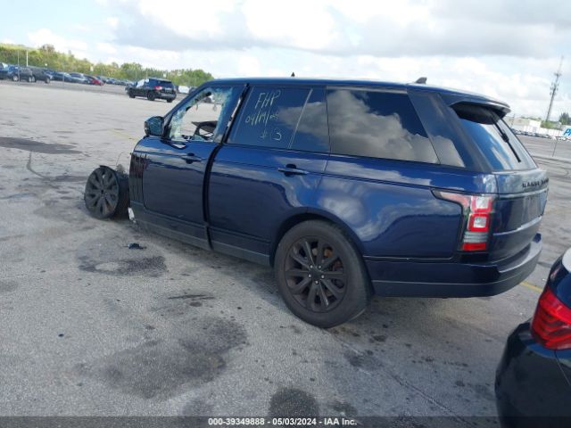 SALGS2VFXGA258900 Land Rover Range Rover 3.0l V6 Supercharged Hse