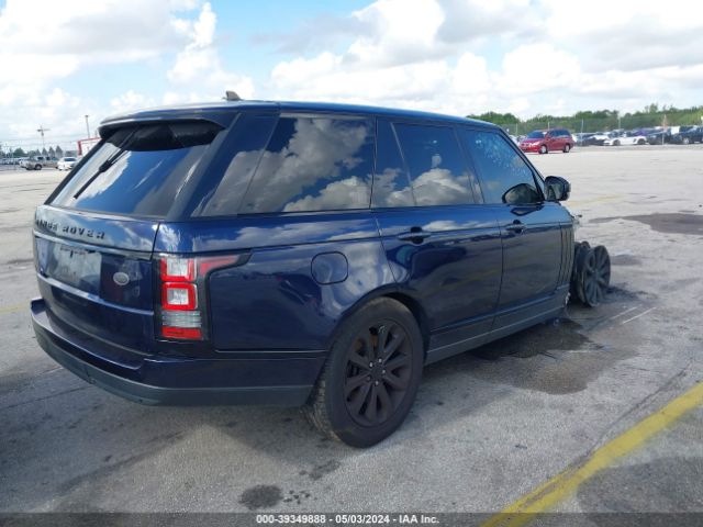 SALGS2VFXGA258900 Land Rover Range Rover 3.0l V6 Supercharged Hse