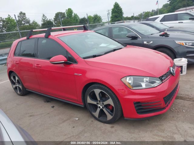 Aukcja sprzedaży 2017 Volkswagen Golf Gti Autobahn 4-door/s 4-door/se 4-door/sport 4-door, vin: 3VW4T7AU2HM063965, numer aukcji: 39350156