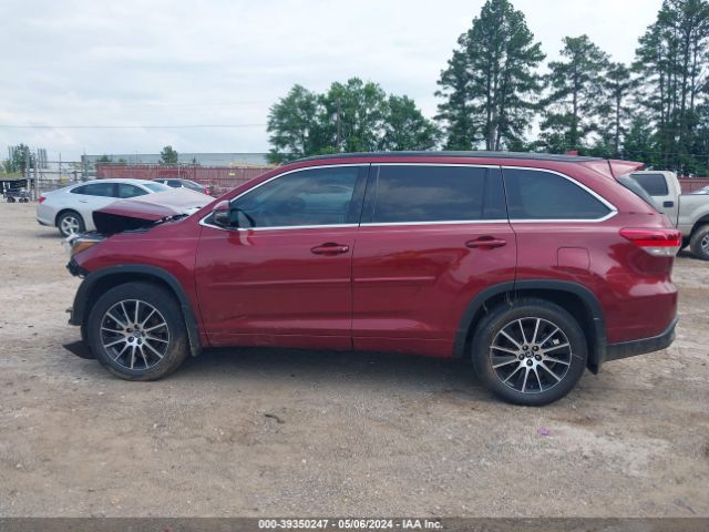 5TDKZRFH1JS288223 Toyota Highlander Se