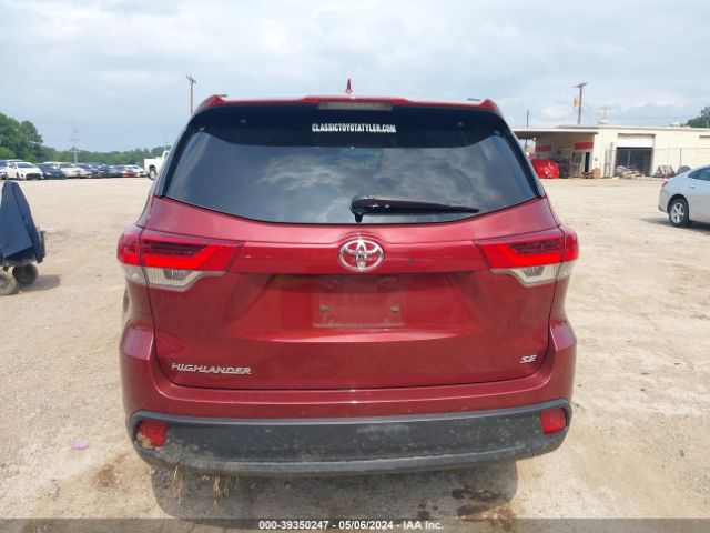 5TDKZRFH1JS288223 Toyota Highlander Se