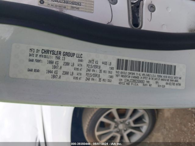 1C4NJCCB9ED520263 Jeep Compass Limited