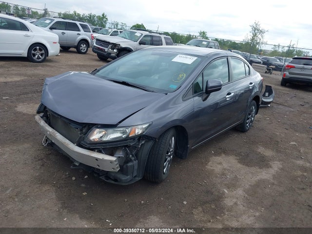 Honda Civic Lx 2014 2HGFB2F51EH557846 Image 2