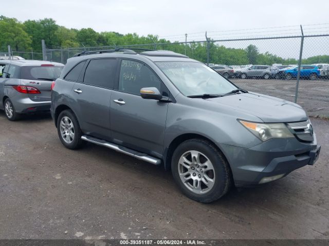 Auction sale of the 2008 Acura Mdx Technology Package, vin: 2HNYD28358H512193, lot number: 39351187