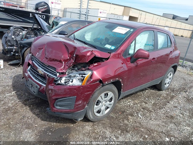 Chevrolet Trax 1ls 2016 3GNCJKSBXGL262584 Image 2