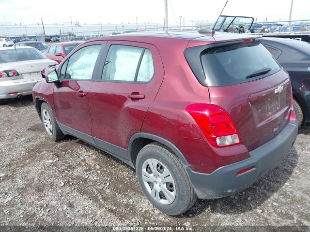 Chevrolet Trax 1ls 2016 3GNCJKSBXGL262584 Image 3