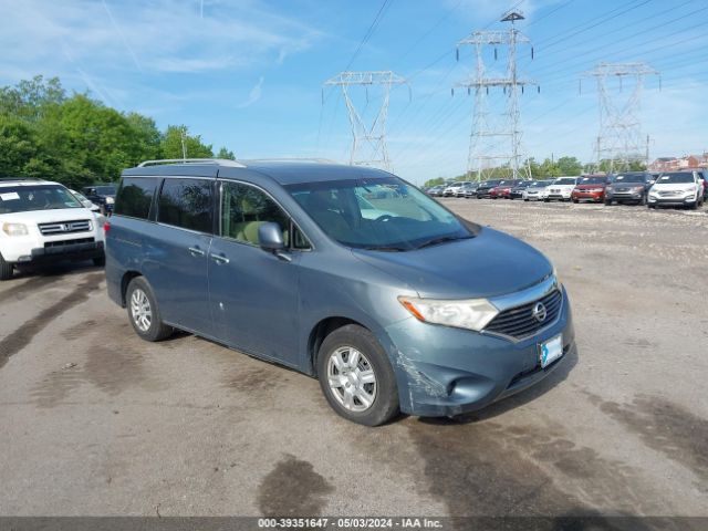 Auction sale of the 2012 Nissan Quest S, vin: JN8AE2KP5C9041370, lot number: 39351647