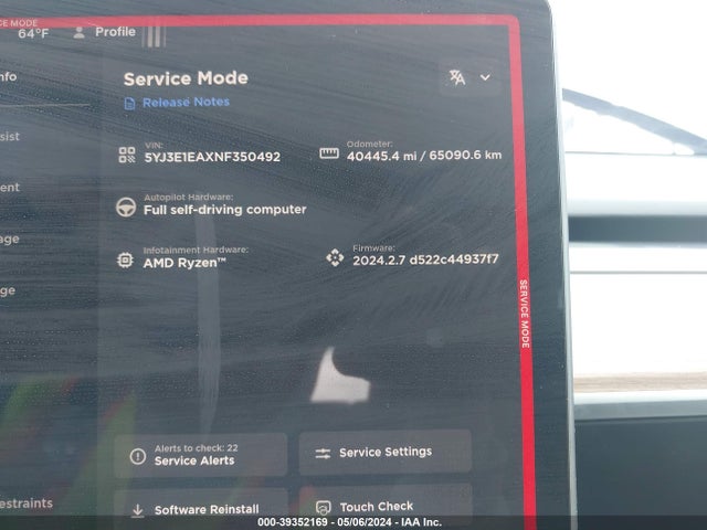 Tesla Model 3 Rear-wheel Drive 2022 5YJ3E1EAXNF350492 Image 7