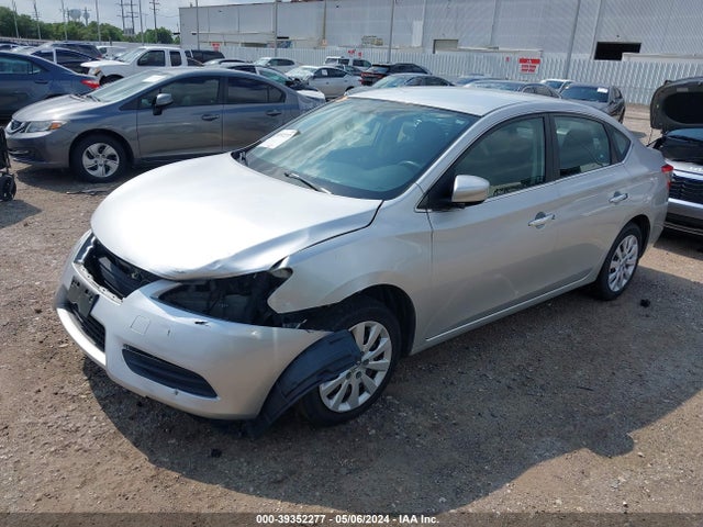 Nissan SENTRA S 2014 3N1AB7APXEY257413 Image 2