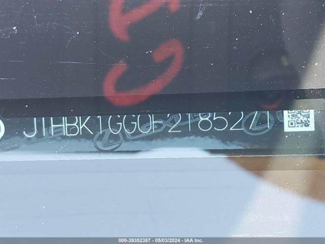 JTHBK1GG0F2185271 Lexus ES 350