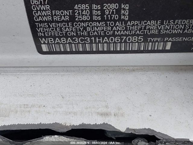 WBA8A3C31HA067085 BMW 320i Xdrive