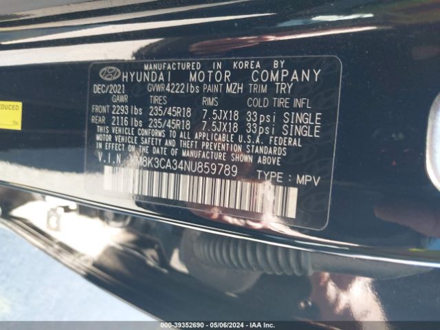 KM8K3CA34NU859789 Hyundai Kona N Line