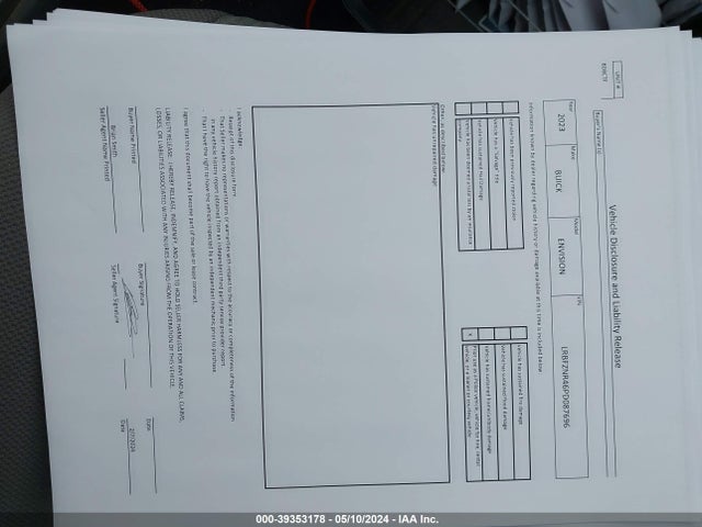 LRBFZNR46PD087696 Buick Envision Essence Fwd
