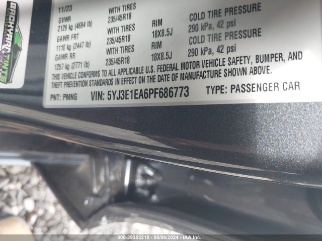 Tesla Model 3 Rear-wheel Drive 2023 5YJ3E1EA6PF686773 Image 9