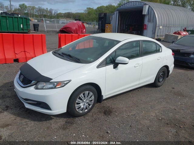 Honda Civic Lx 2014 2HGFB2F51EH528685 Image 2