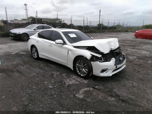 2021 Infiniti Q50 Luxe Awd მანქანა იყიდება აუქციონზე, vin: JN1EV7BR0MM752049, აუქციონის ნომერი: 39354312